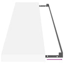 vidaXL fehér MDF lebegő fali polc 120 x 23,5 x 3,8 cm