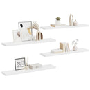 vidaXL 4 db fehér MDF lebegő fali polc 120 x 23,5 x 3,8 cm