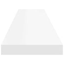 vidaXL 4 db fehér MDF lebegő fali polc 120 x 23,5 x 3,8 cm