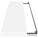 vidaXL 4 db fehér MDF lebegő fali polc 120 x 23,5 x 3,8 cm