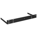 vidaXL fekete MDF lebegő fali polc 40 x 23 x 3,8 cm