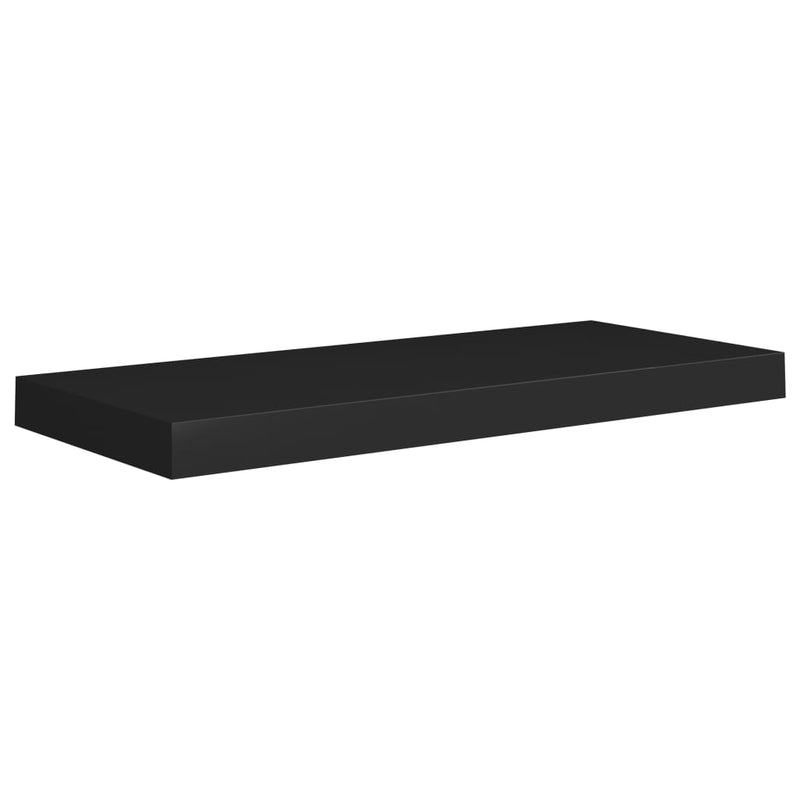 vidaXL fekete MDF fali polc 60 x 23,5 x 3,8 cm