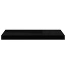 vidaXL 4 db fekete MDF lebegő fali polc 60 x 23,5 x 3,8 cm