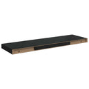 vidaXL 4 db fekete MDF lebegő fali polc 80 x 23,5 x 3,8 cm