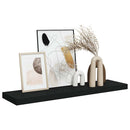 vidaXL fekete MDF lebegő fali polc 90 x 23,5 x 3,8 cm