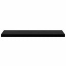 vidaXL fekete MDF lebegő fali polc 90 x 23,5 x 3,8 cm