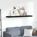 vidaXL fekete MDF lebegő fali polc 120 x 23,5 x 3,8 cm