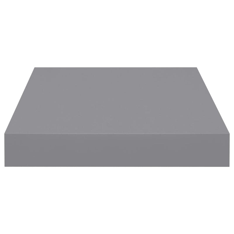 vidaXL szürke MDF lebegő fali polc 23 x 23,5 x 3,8 cm
