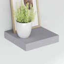 vidaXL szürke MDF lebegő fali polc 23 x 23,5 x 3,8 cm