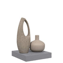 vidaXL szürke MDF lebegő fali polc 23 x 23,5 x 3,8 cm