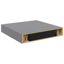 vidaXL szürke MDF lebegő fali polc 23 x 23,5 x 3,8 cm