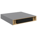vidaXL 4 db szürke MDF lebegő fali polc 23 x 23,5 x 3,8 cm