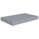 vidaXL szürke MDF lebegő fali polc 40 x 23 x 3,8 cm