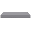 vidaXL szürke MDF lebegő fali polc 40 x 23,5 x 3,8 cm