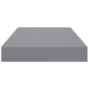 vidaXL szürke MDF lebegő fali polc 40 x 23,5 x 3,8 cm