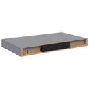 vidaXL 2 db szürke MDF lebegő fali polc 40 x 23,5 x 3,8 cm
