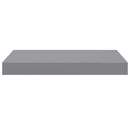 vidaXL 4 db szürke MDF lebegő fali polc 40 x 23,5 x 3,8 cm