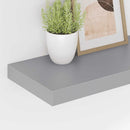 vidaXL szürke MDF lebegő fali polc 50 x 23,5 x 3,8 cm