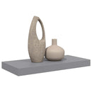 vidaXL szürke MDF lebegő fali polc 50 x 23,5 x 3,8 cm
