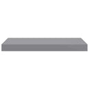 vidaXL szürke MDF lebegő fali polc 50 x 23,5 x 3,8 cm