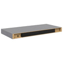 vidaXL szürke MDF lebegő fali polc 50 x 23,5 x 3,8 cm