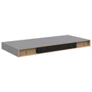 vidaXL 2 db szürke MDF fali polc 50 x 23,5 x 3,8 cm
