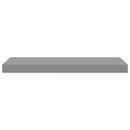 vidaXL szürke MDF lebegő fali polc 60 x 23,5 x 3,8 cm