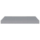 vidaXL 2 db szürke MDF fali polc 60 x 23,5 x 3,8 cm