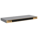 vidaXL 2 db szürke MDF fali polc 60 x 23,5 x 3,8 cm