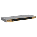 vidaXL 4 db szürke MDF lebegő fali polc 60 x 23,5 x 3,8 cm