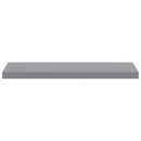vidaXL szürke MDF lebegő fali polc 80 x 23,5 x 3,8 cm
