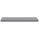 vidaXL 2 db szürke MDF lebegő fali polc 80 x 23,5 x 3,8 cm