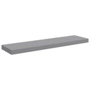 vidaXL szürke MDF lebegő fali polc 90 x 23,5 x 3,8 cm