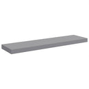 vidaXL szürke MDF lebegő fali polc 90 x 23,5 x 3,8 cm