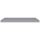 vidaXL 2 db szürke MDF lebegő fali polc 90 x 23,5 x 3,8 cm
