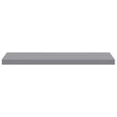 vidaXL 2 db szürke MDF lebegő fali polc 90 x 23,5 x 3,8 cm