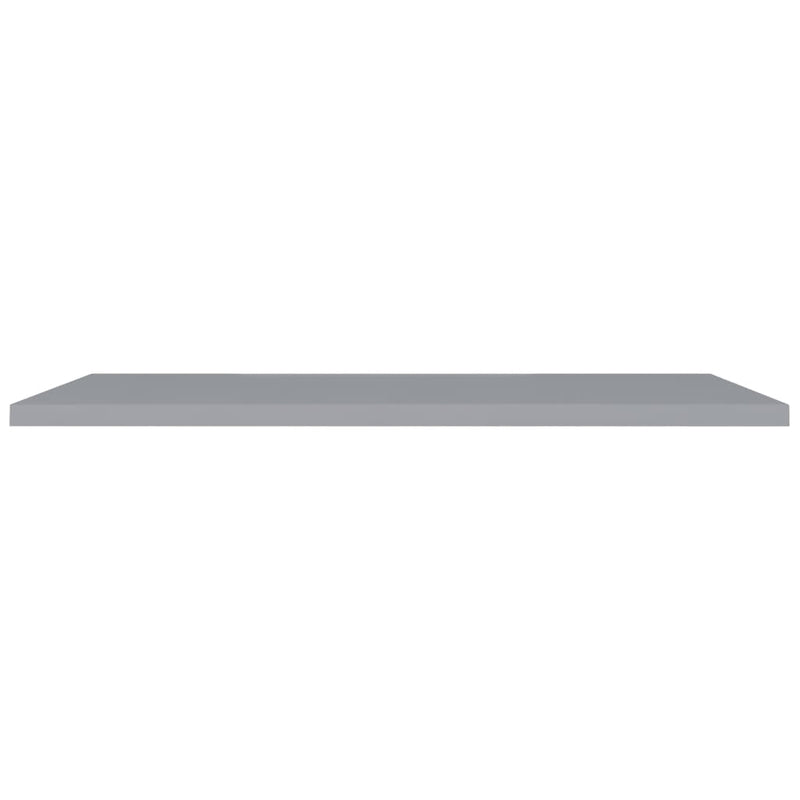 vidaXL szürke MDF lebegő fali polc 120 x 23,5 x 3,8 cm