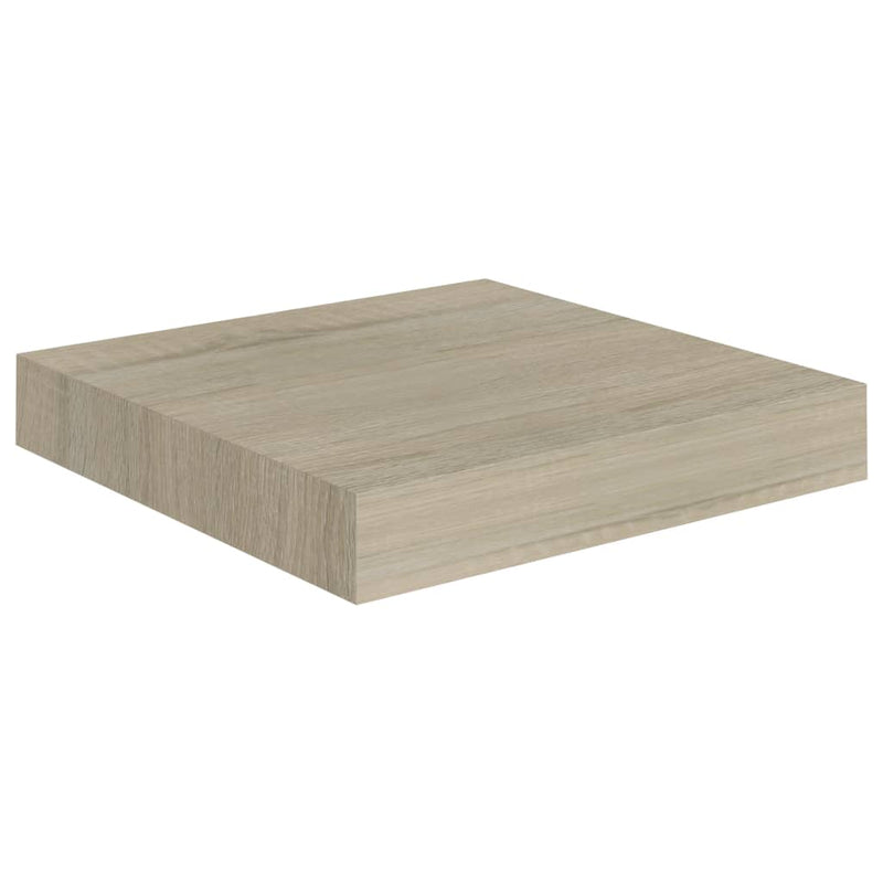 vidaXL tölgyszínű MDF lebegő fali polc 23 x 23,5 x 3,8 cm