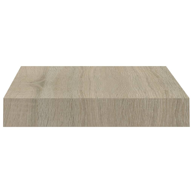 vidaXL tölgyszínű MDF lebegő fali polc 23 x 23,5 x 3,8 cm