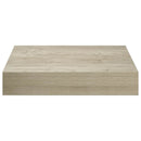 vidaXL 2 db tölgyszínű MDF lebegő fali polc 23 x 23,5 x 3,8 cm