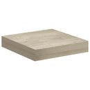vidaXL 4 db tölgyszínű MDF lebegő fali polc 23 x 23,5 x 3,8 cm