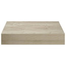 vidaXL 4 db tölgyszínű MDF lebegő fali polc 23 x 23,5 x 3,8 cm