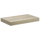 vidaXL tölgyszínű MDF lebegő fali polc 40 x 23,5 x 3,8 cm