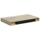 vidaXL tölgyszínű MDF lebegő fali polc 40 x 23,5 x 3,8 cm