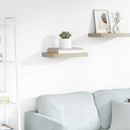 vidaXL tölgyszínű MDF lebegő fali polc 40 x 23,5 x 3,8 cm