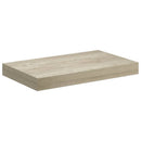 vidaXL 4 db tölgyszínű MDF lebegő fali polc 40 x 23,5 x 3,8 cm