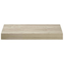 vidaXL 4 db tölgyszínű MDF lebegő fali polc 40 x 23,5 x 3,8 cm
