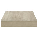 vidaXL 4 db tölgyszínű MDF lebegő fali polc 40 x 23,5 x 3,8 cm