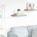 vidaXL tölgyszínű MDF lebegő fali polc 50 x 23,5 x 3,8 cm