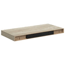 vidaXL 2 db tölgyszínű MDF lebegő fali polc 50 x 23,5 x 3,8 cm